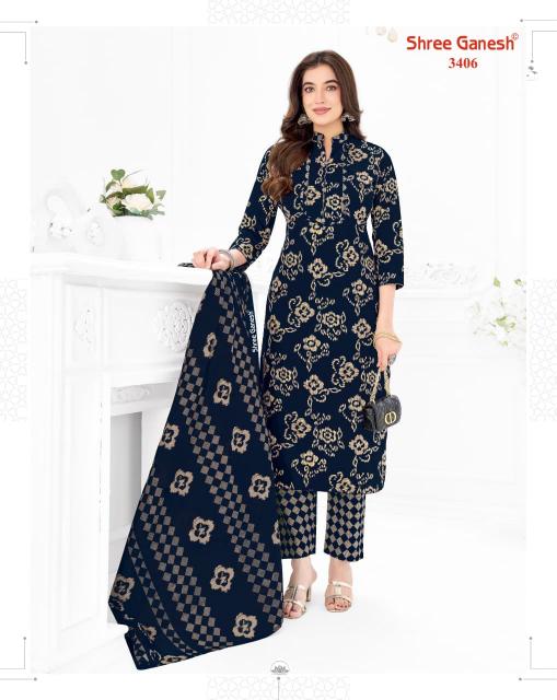 Shree ganesh samaiyra vol 24 wholesale cotton dress material in surat